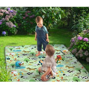 Krabbeldecke Jumbo mit wasserfester Unterseite 140x200 cm