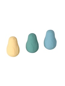 3er-Set Baby Badewannen-Spritzfiguren, Pinguine