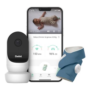 Babyphone Monitor Duo 2 Smart Sock inklusive Wi-Fi Kamera