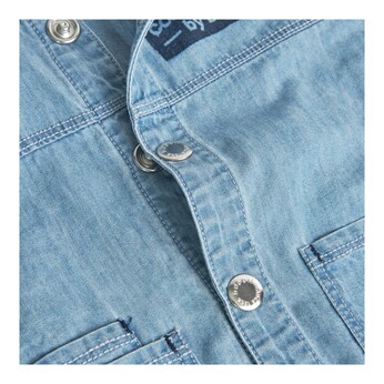 Jeans-Hemd mit Kapuze