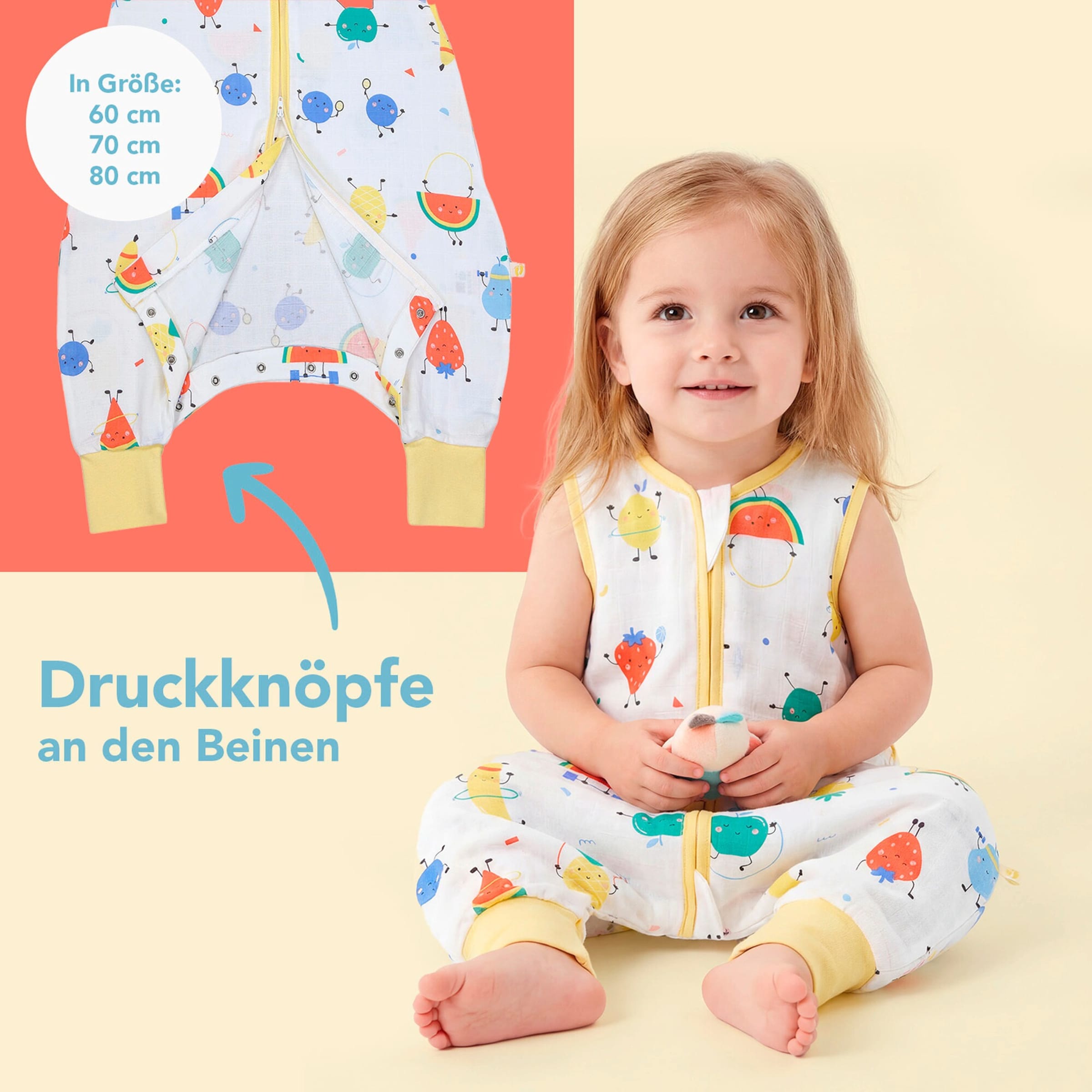 Schlummersack Schlafsack mit Füßen 0.5 Tog