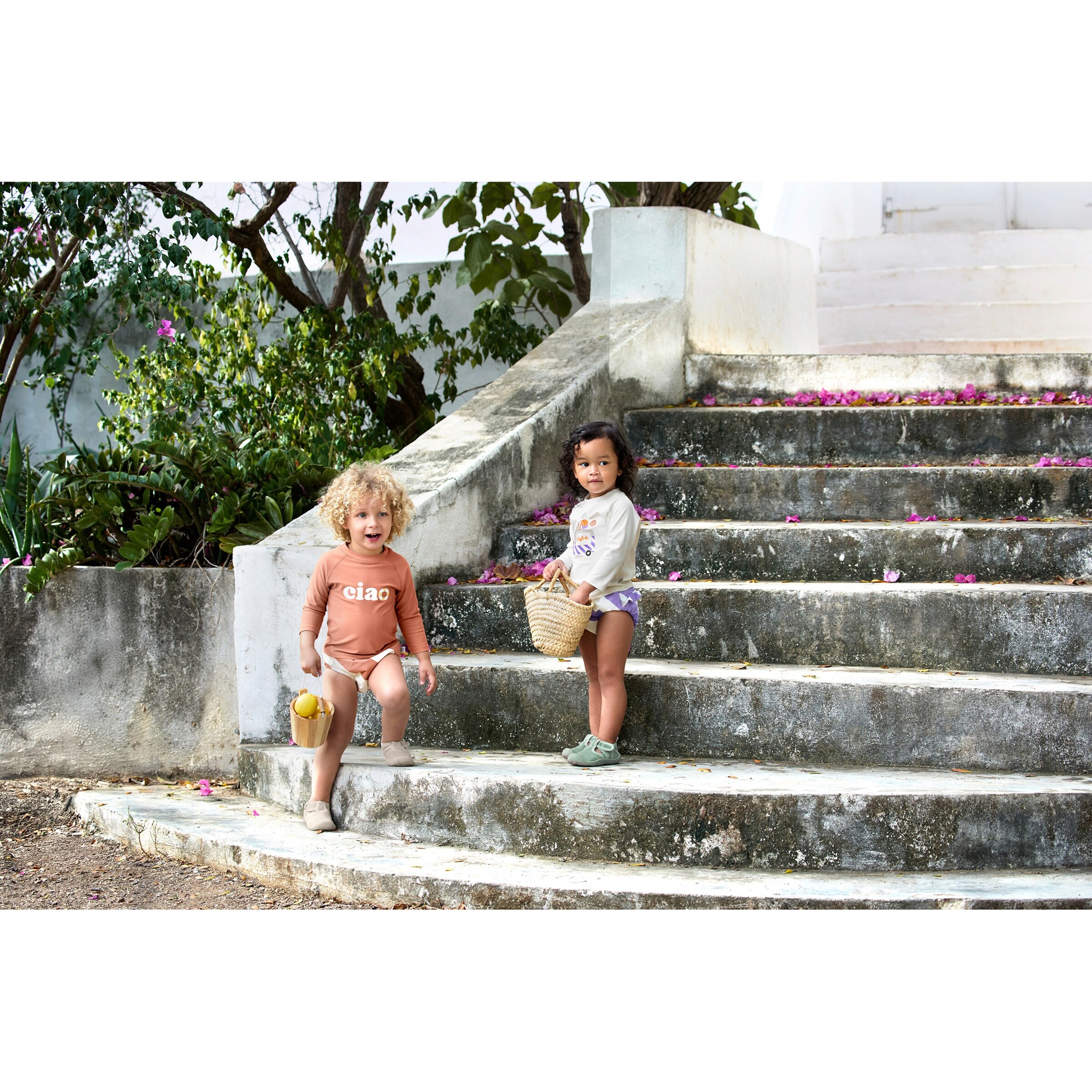 Thumbnail - Lässig Bade-T-Shirt mit UV-Schutz Eis