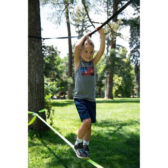 Klassische Slackline 15 Meter