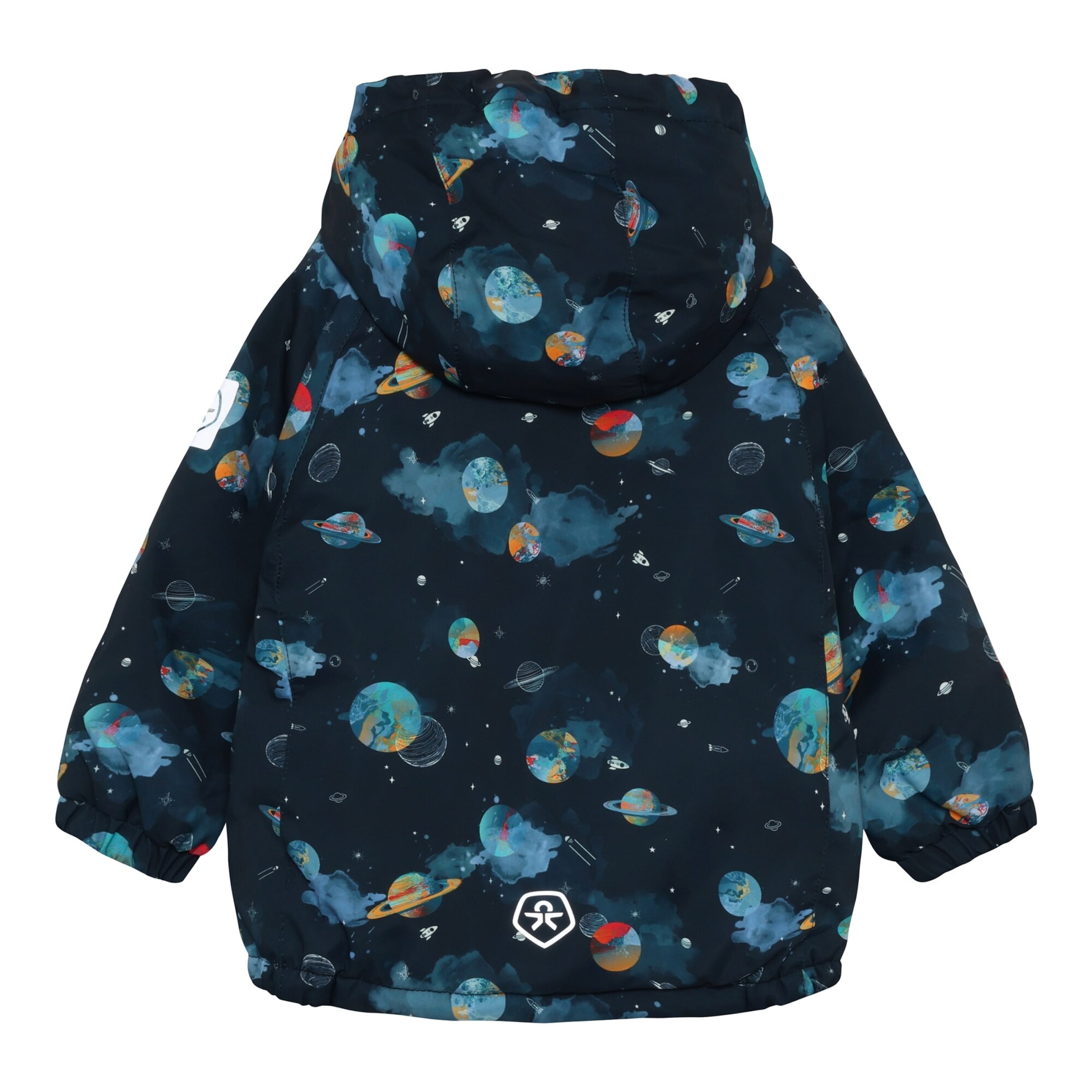 Colorkids Winterjacke mit abnehmbarer Kapuze Weltall