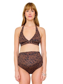 Bikini-Oberteil mit Triangel-Cups für Schwangerschaft und Stillzeit