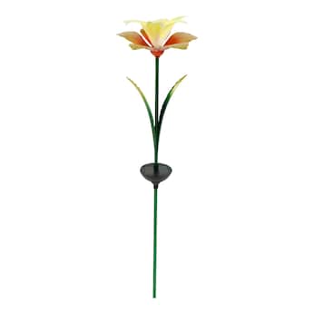 Solar-LED-Gartenstecker "Lilie"
