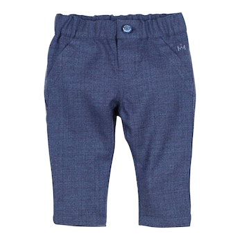 Chambray-Hose mit Leinenanteil 