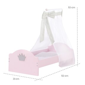 Puppenstandbett Prinzessin Sophie 