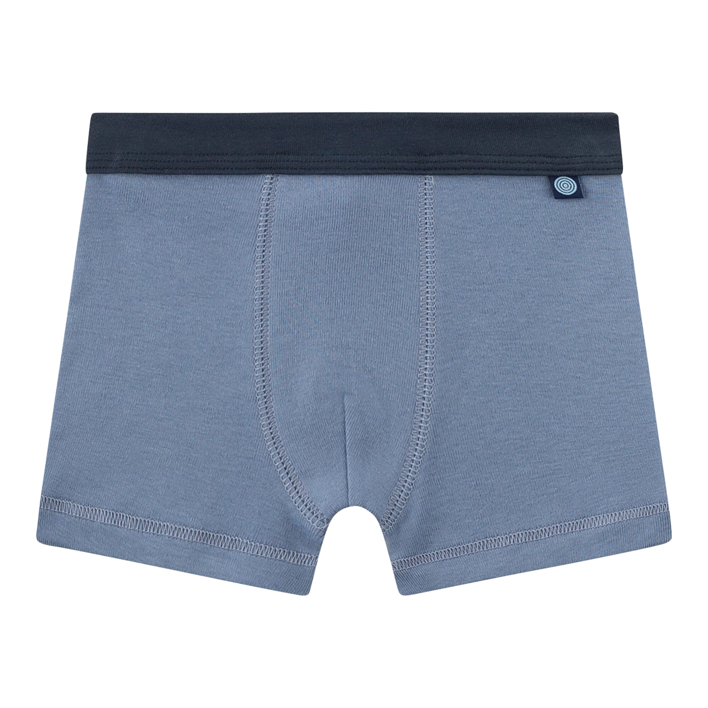 Sanetta 2er-Pack Boxershorts Baustelle blau/bunt