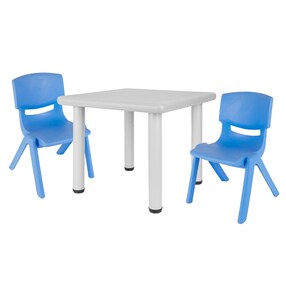 Kindertisch mit 2 Stühlen für innen & außen