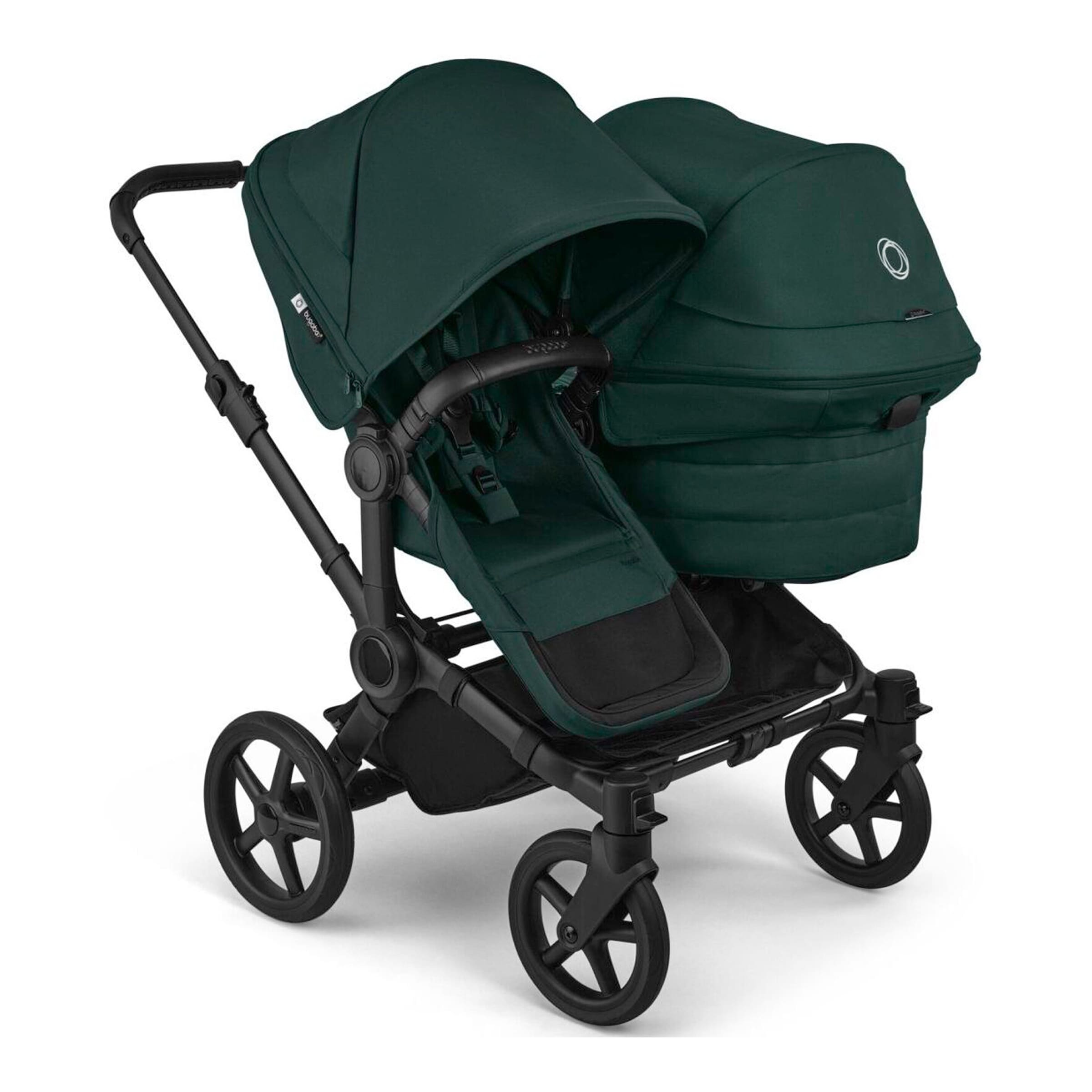 Bugaboo Donkey 6 Kinderwagen Geschwisterwagen Double gruen