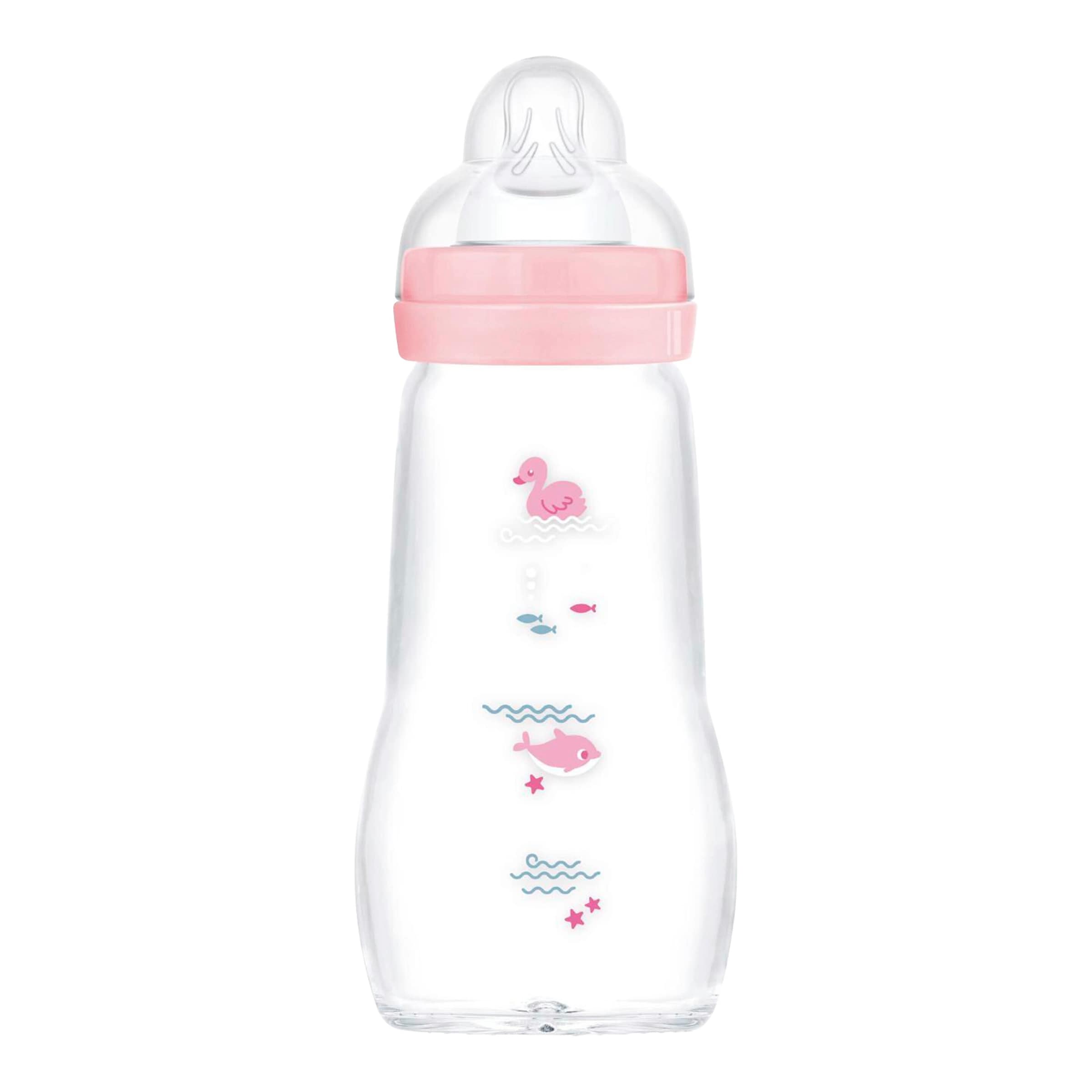 Mam Babyflasche Feel Good matt, Glas, 260 ml, ab 0M