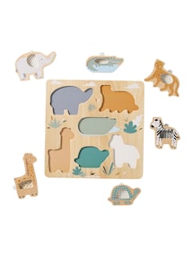 Baby 2-in-1-Puzzle TANSANIA aus Holz FSC®