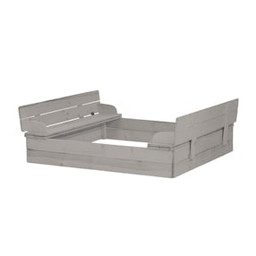 Sandkasten, aufklappbare Sitzbank Outdoor +
