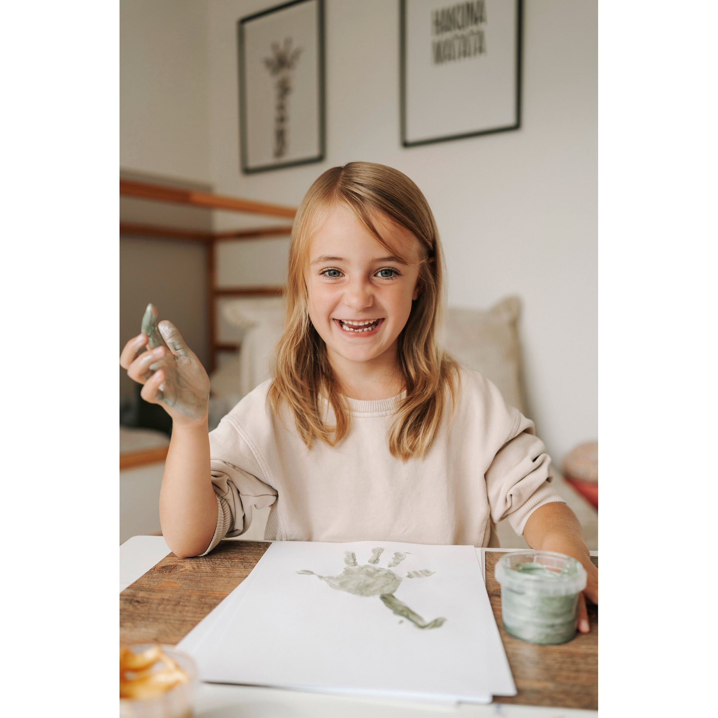 Fingermalfarbe Glitzerbande