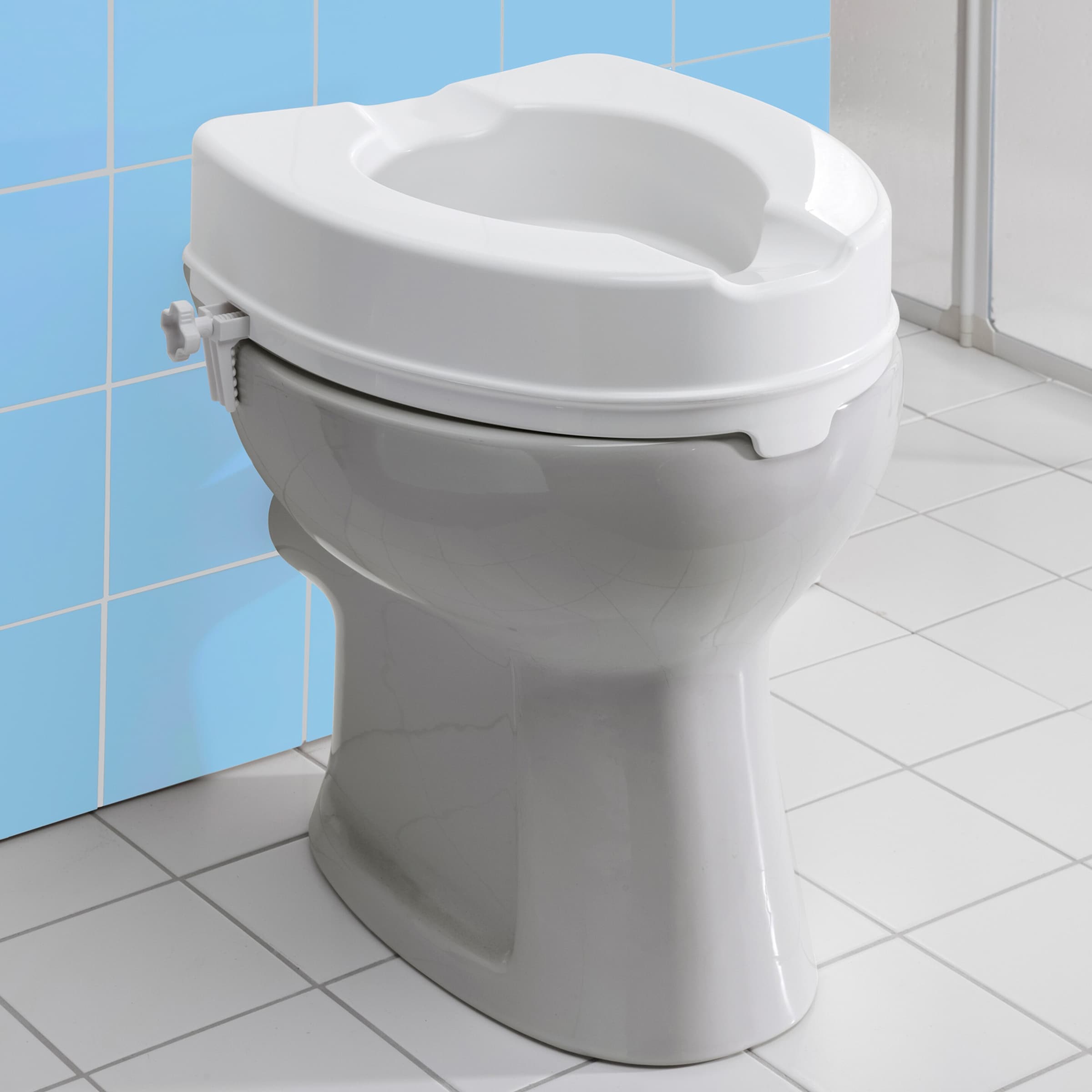 Toilettensitzerhöhung weiss