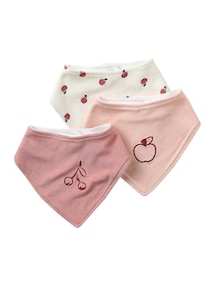 3er-Pack Baby Halstücher, Frottee