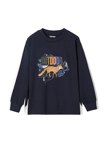Bedrucktes Jungen Shirt aus dickem Jersey