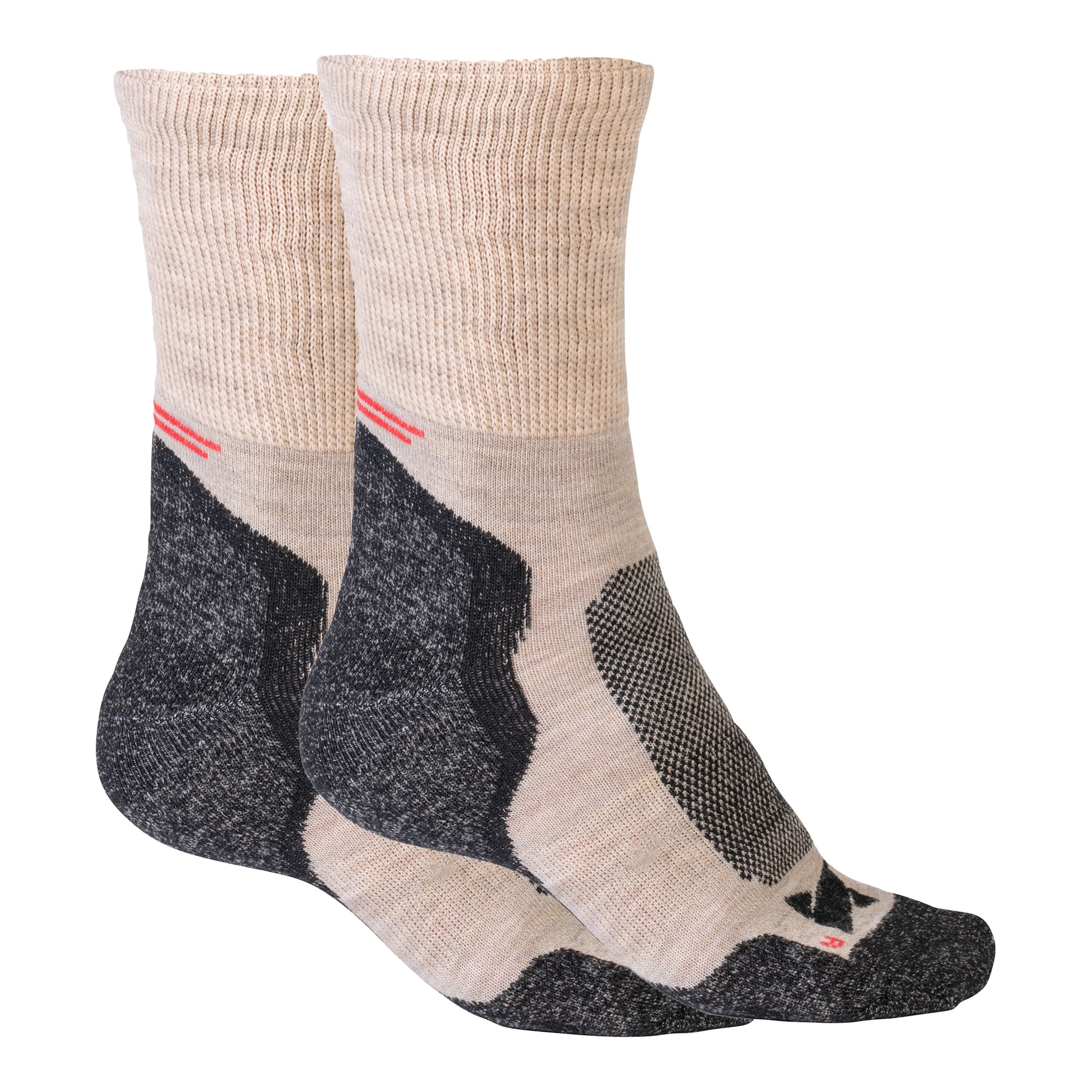 Profi-Trekkingsocken „Everest“, 2 Paar beige