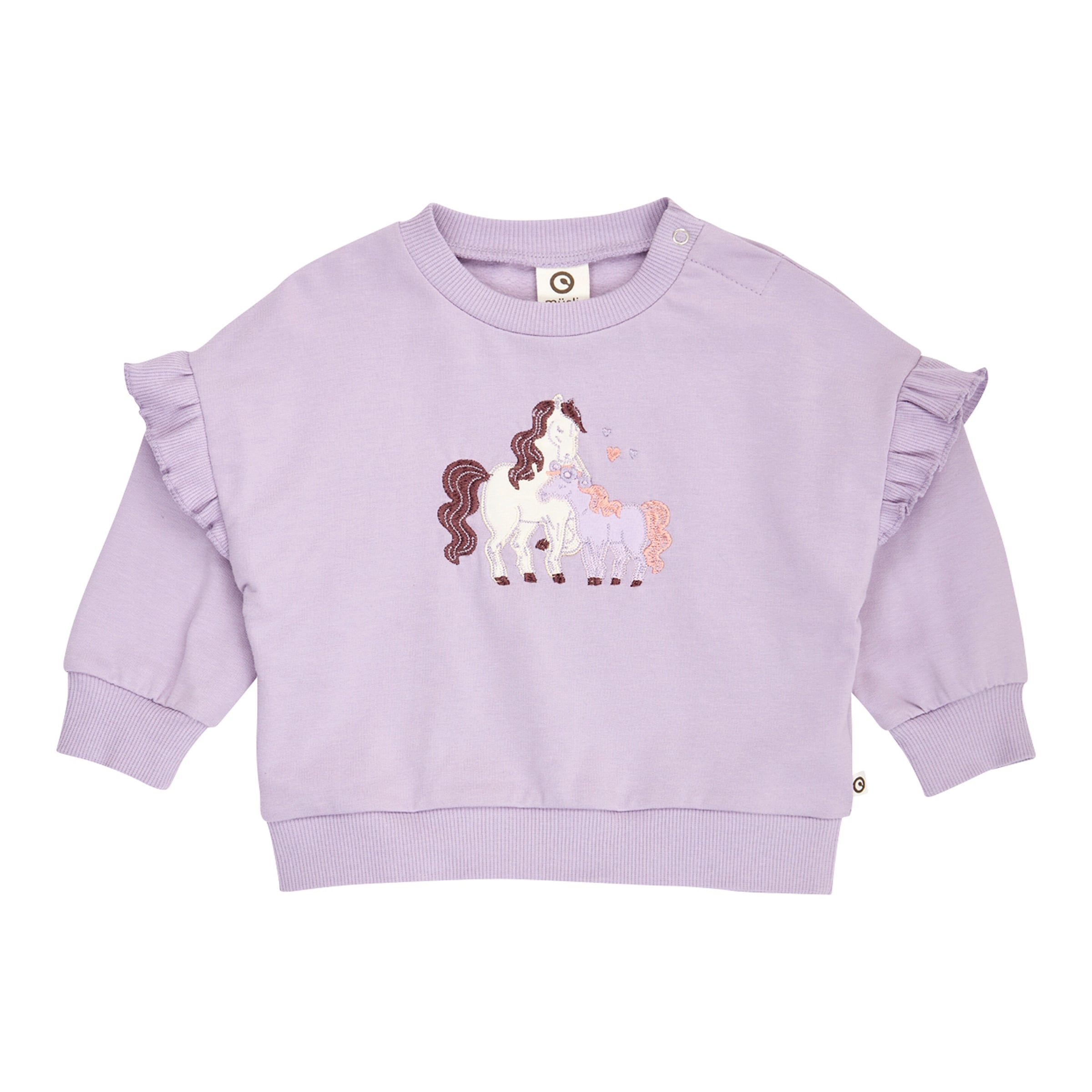 Müsli Sweatshirt Einhorn Rüschen