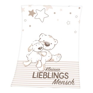 Babydecke Lieblingsmensch 75x100 cm