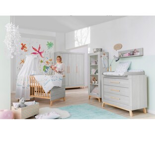 Chambre bébé 3 pièces Miami avec armoire à 3 portes