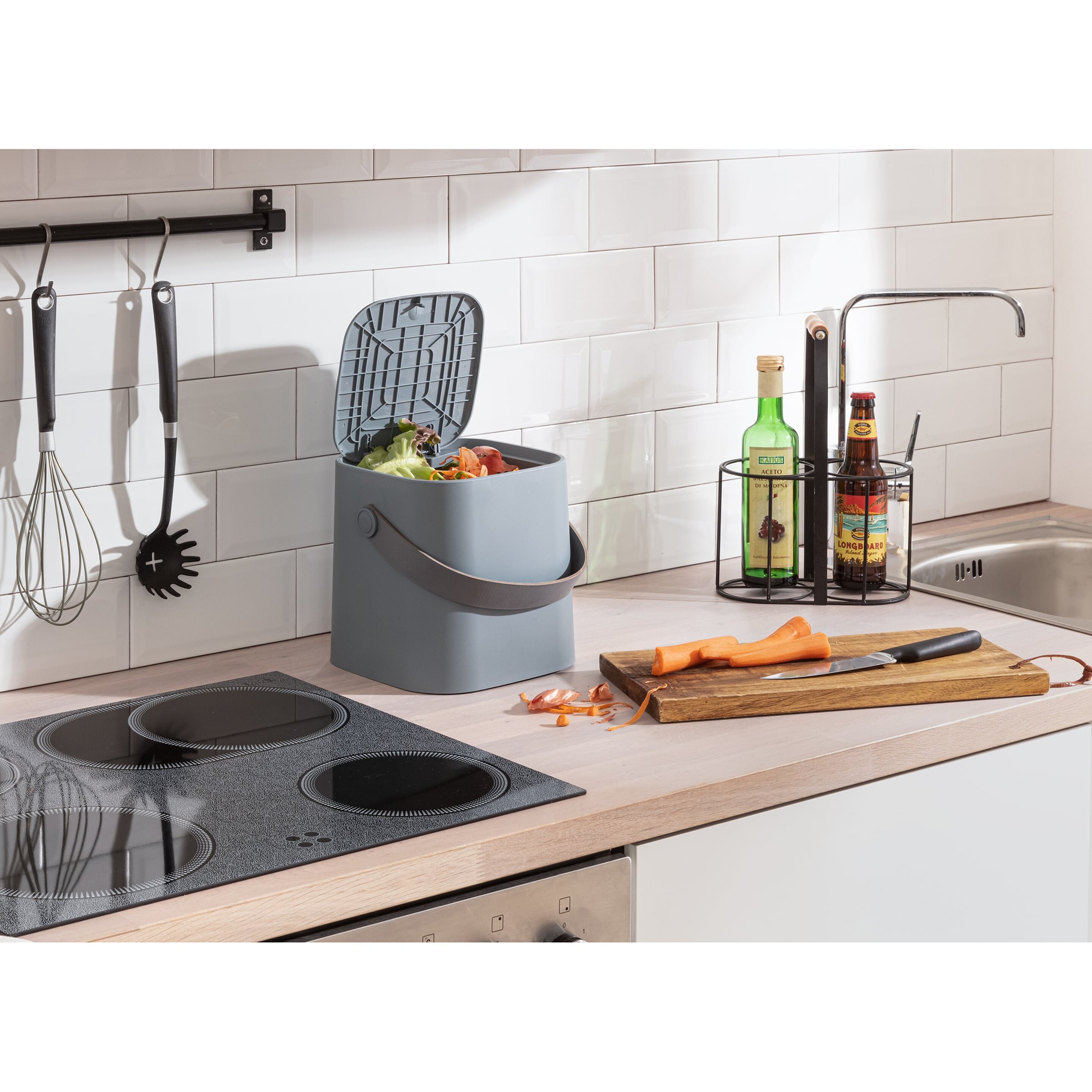 Mülleimer „Stockholm", grau