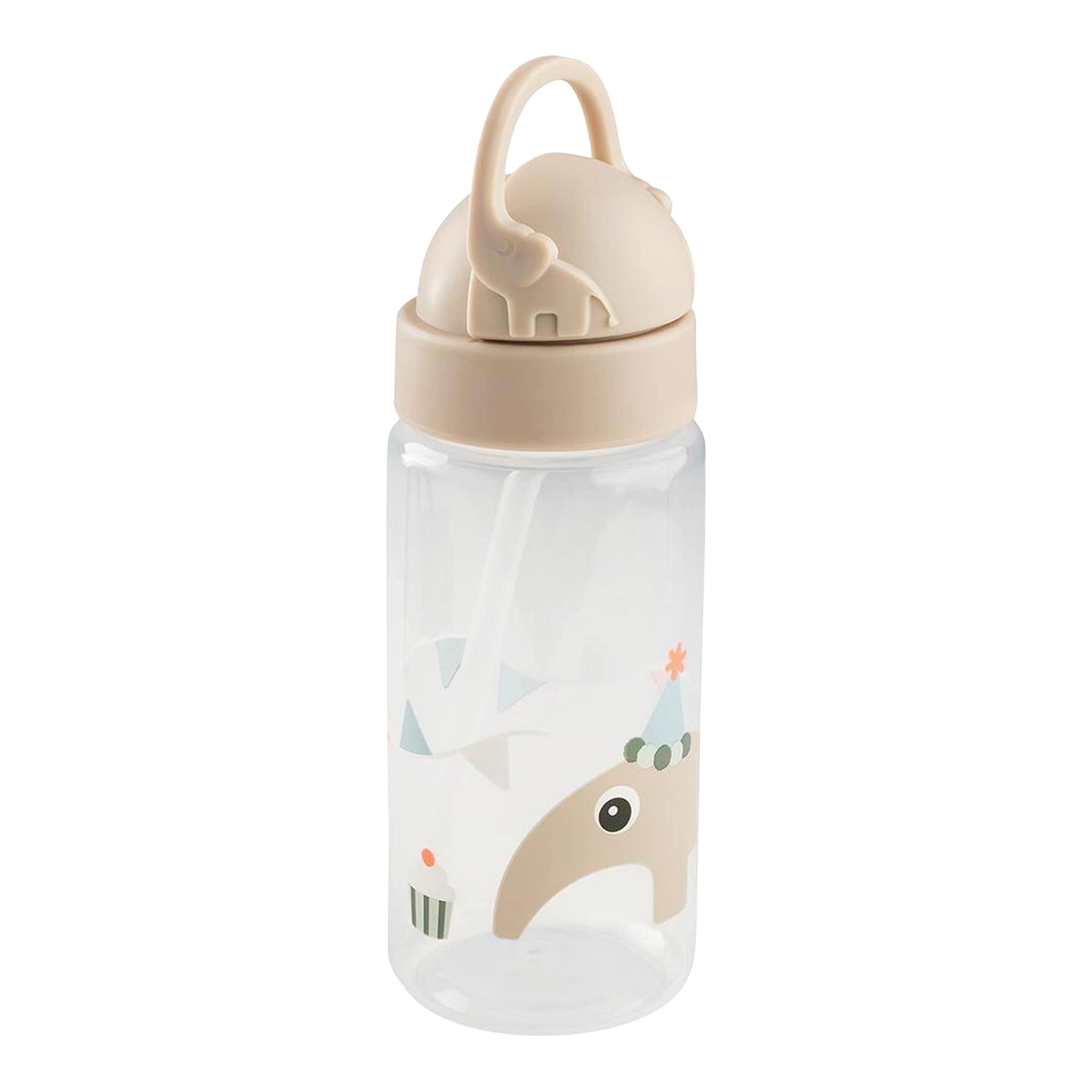 Done By Deer Trinkflasche mit Strohhalm, 350ml