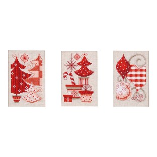 Stickbilder-Grußkarten „Weihnacht“, 11-teilig