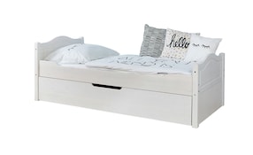 Einzelbett "Leni" 100x200 Kiefer Weiß
