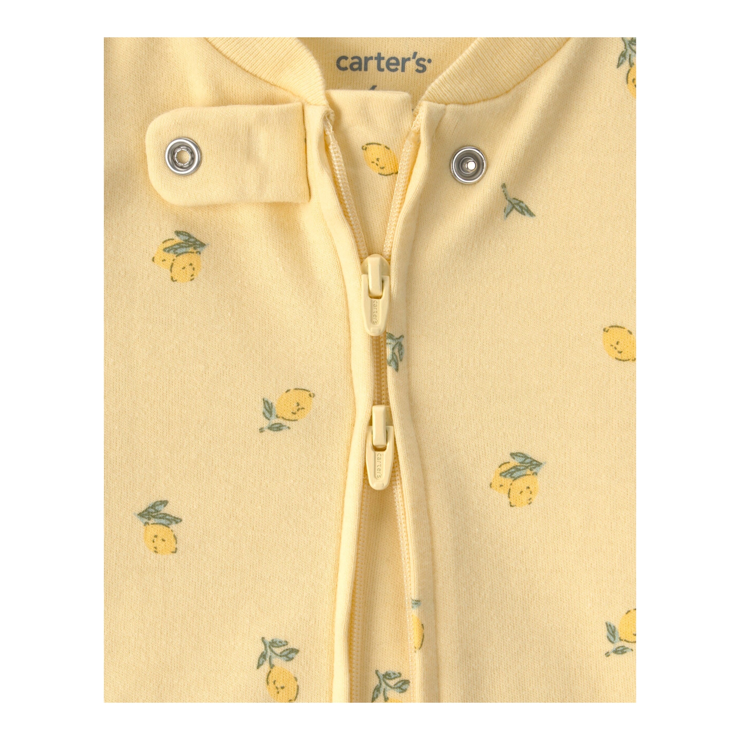 Carter's Schlafoverall mit Fuß Zitrone