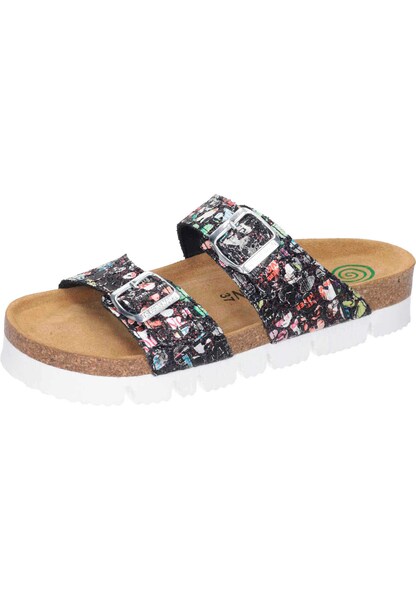 Dr. Brinkmann Femme Bonillo Pantoletten Mule - Boucle, Semelle Légère, Cuir Véritable