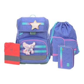 Cartable avec accessoires Light Unique 6 pièces