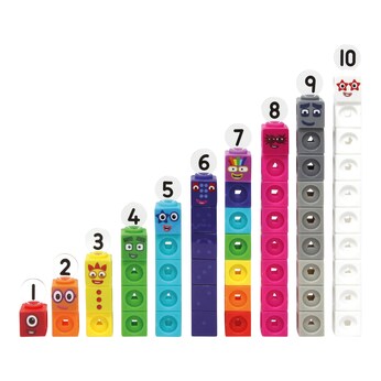 Aktivitätsset MathLink-Steckwürfel Numberblocks 1-10