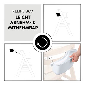 Aufbewahrungsboxen für Hochstuhl Alpha