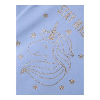 Shirt langarm Einhorn Glitzer