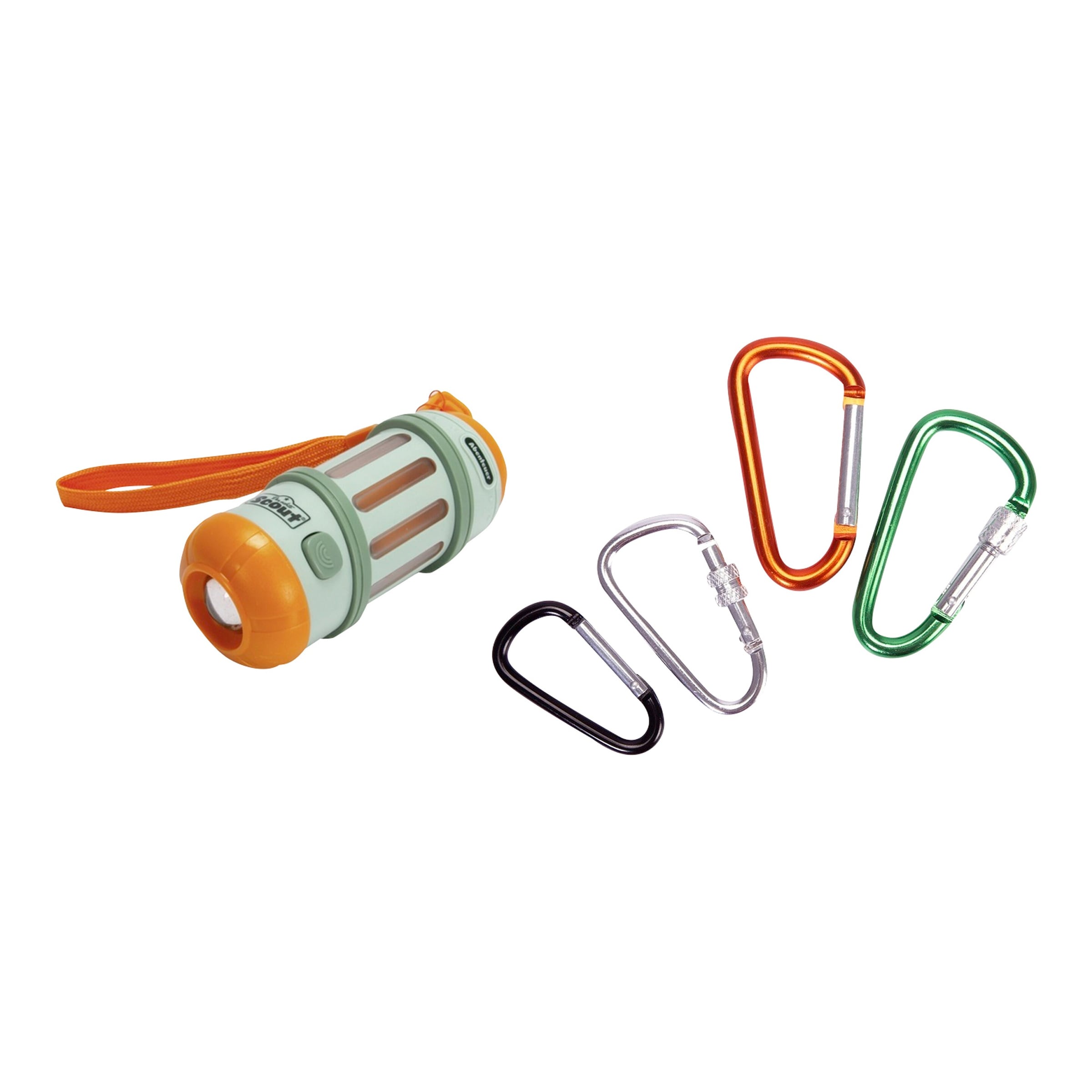 Simba Scout Taschenlampe 2in1 + Metallkarabiner