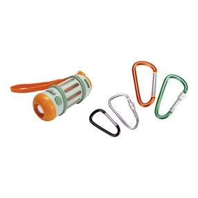 Scout Taschenlampe 2in1 + Metallkarabiner