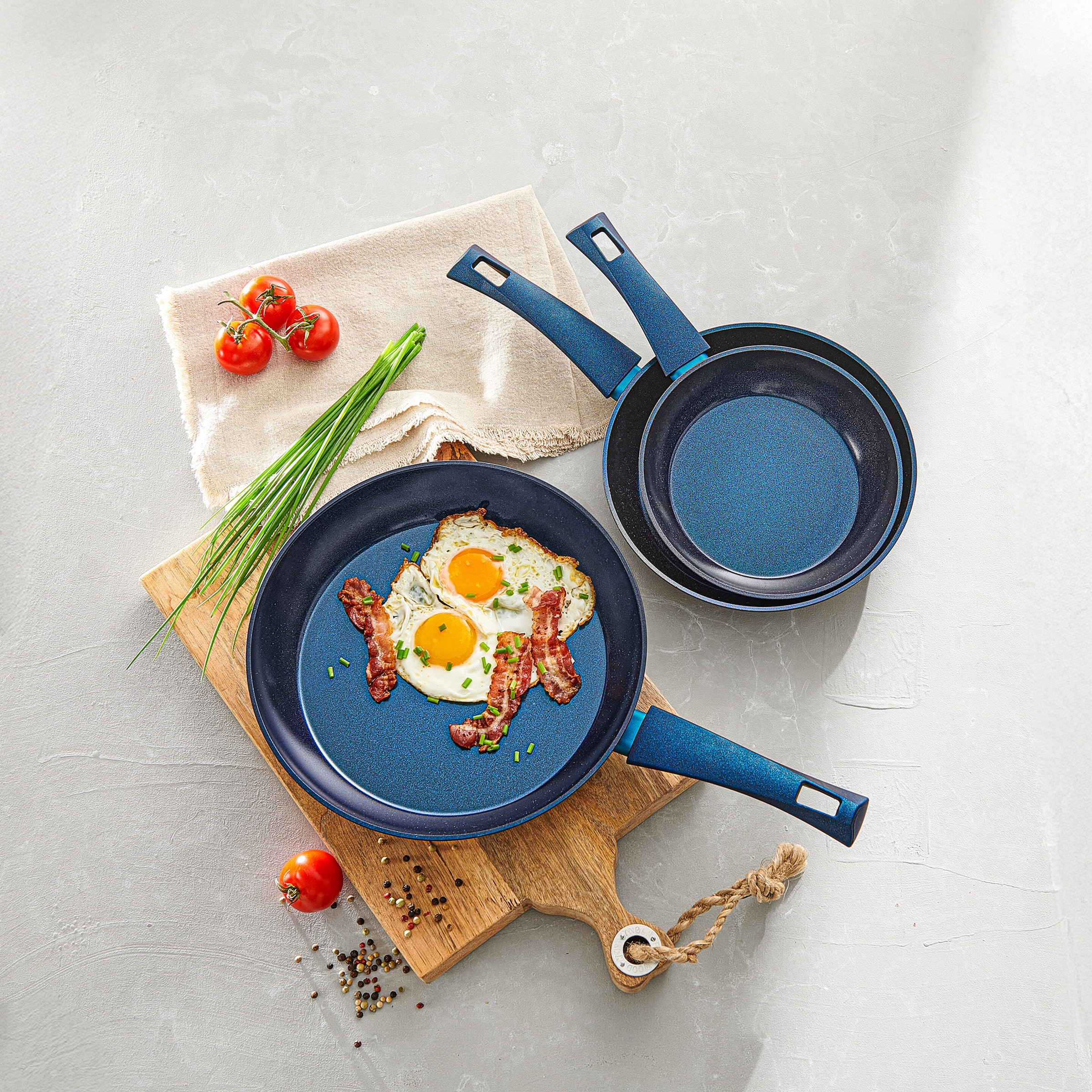 Pfannen-Set „Magic Blue“, 3-teilig