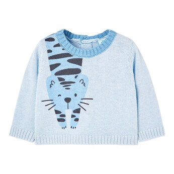 2-tlg. Set Strickpullover und Jogginghose Tiger