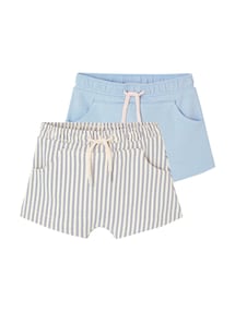 2er-Pack Sweat-Shorts Jungen Baby