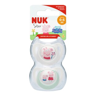 2er-Pack Schnuller Star 0-6M