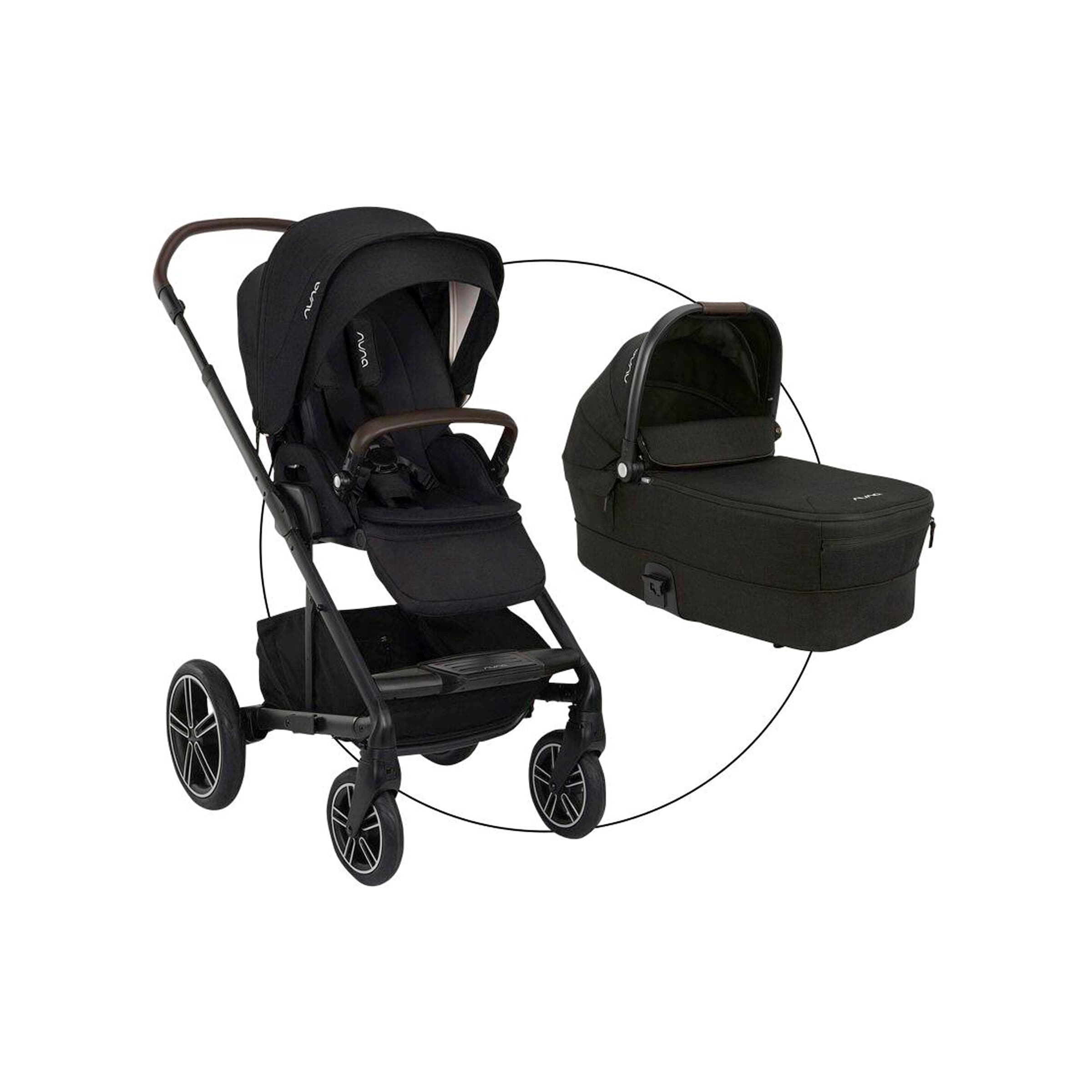 Nuna Kombikinderwagen MIXX next schwarz