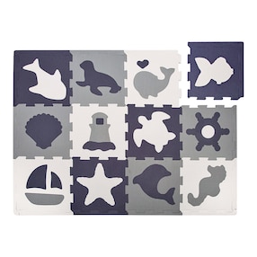 Tapis d'éveil-puzzle univers marin