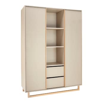 Kleiderschrank Terry 2-türig mit Mittelregal