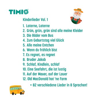Audio Disc Set 1 - Kinderreime Vol. 1: 5 Discs