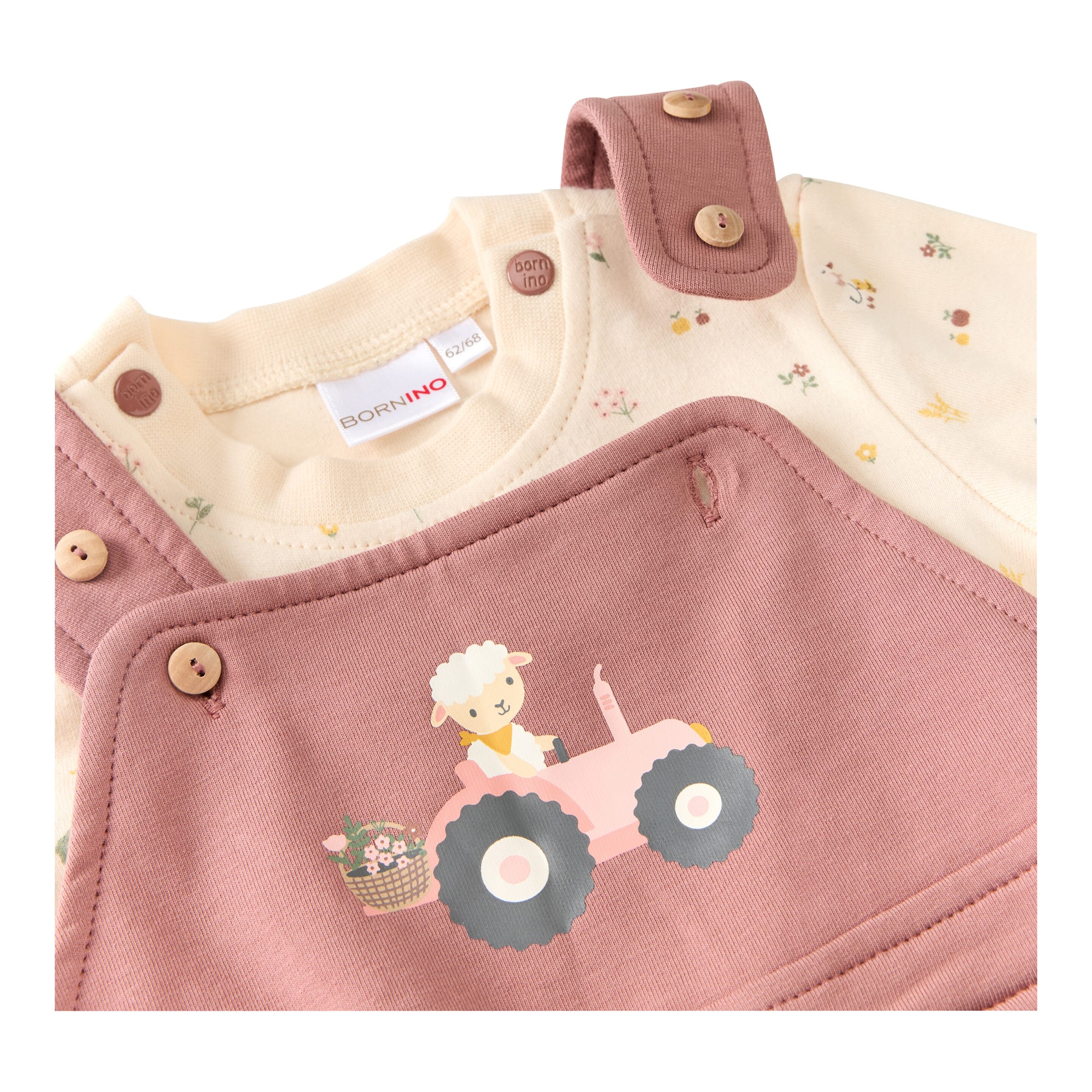 2-tlg. Set Latzhose mit Shirt