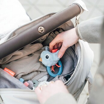 Gesteppte Wickeltasche