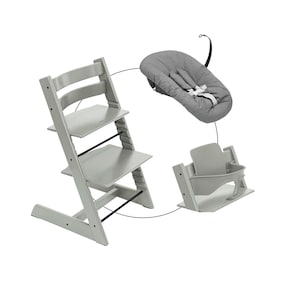 Bundle Treppenhochstuhl inkl. Newbornset Deep Grey & Babyset