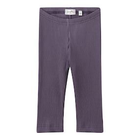 Legging matière côtelée